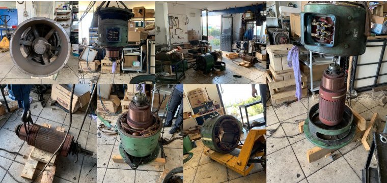 1 MW DC MOTORUN TAMİRLERİ BAKIMLARI YAPILDI