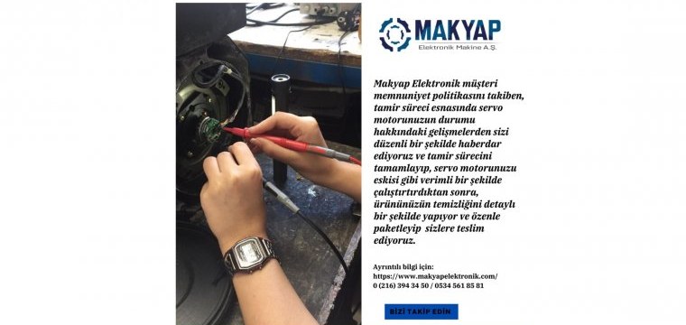 SERVO MOTOR TAMİRİ VE BAKIMI
