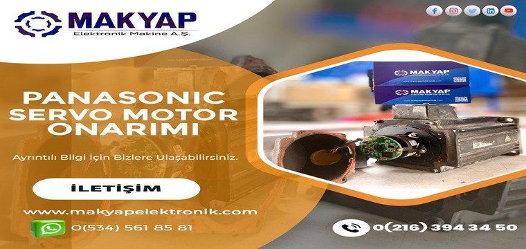 Panasonıc Servo Motor Onarım Aşamaları