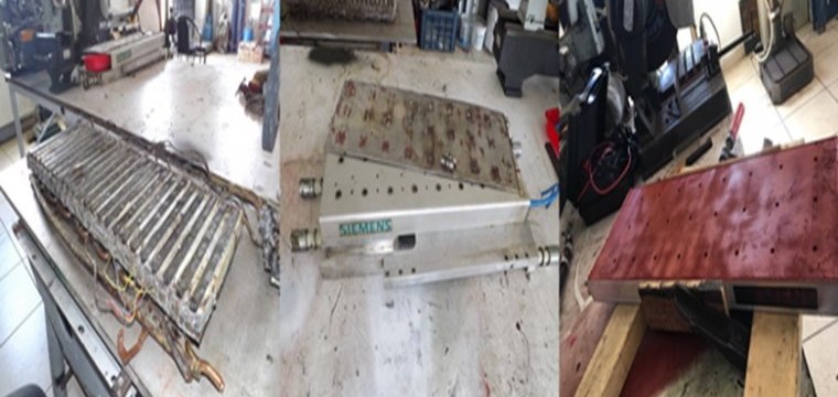 SIEMENS LINEER MOTOR TAMİRİ YAPILDI, SIEMENS LINEER MOTOR SARGILAR YENİLENDİ