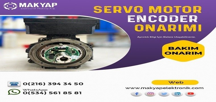 Servo Motor  Encoder Onarım İşlemleri