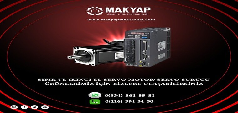 Sıfır İkinci El Ürün Servo Motor ve Sürücü Satış