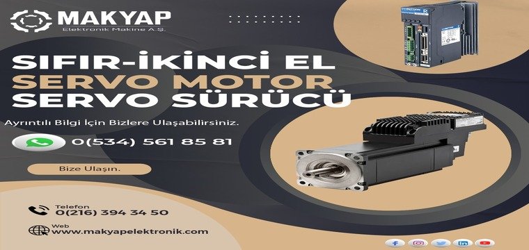 Yaskawa Sıfır İkinci El Servo Motor Ve Servo Sürücü