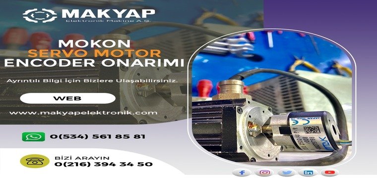 Mokon Servo Motor Encoder Onarımı