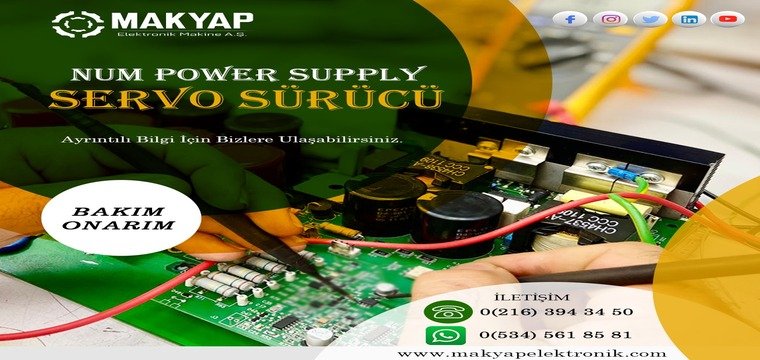 Num Power Supply Servo Sürücü Bakım-Onarım